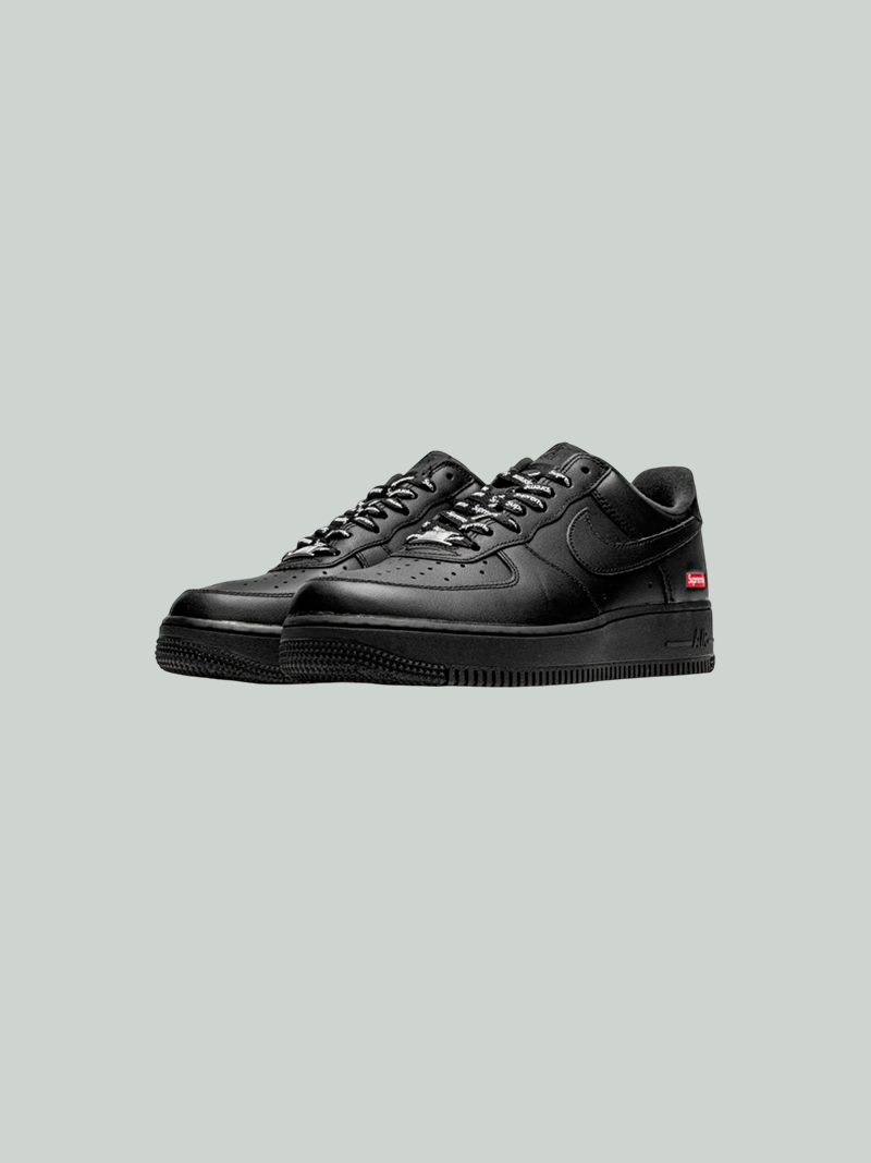 Zapatos Nike AF1 Supreme negros