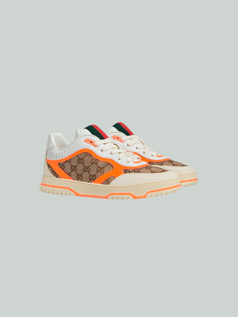 Zapatos Gucci Re-Web 'GG Beige Bright Orange'
