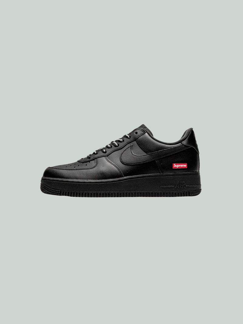 Zapatos Nike AF1 Supreme negros