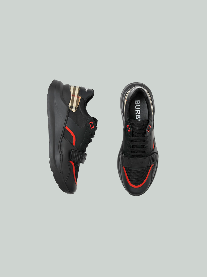 Zapatos Burberry Leather, Nylon and Vintage